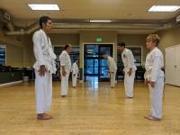 Bowing is an important part of kumite